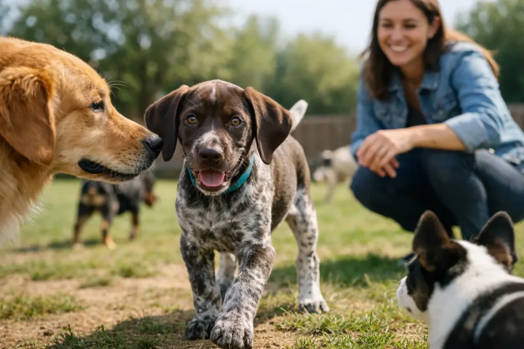 A GSP Puppy Socialization Success Story