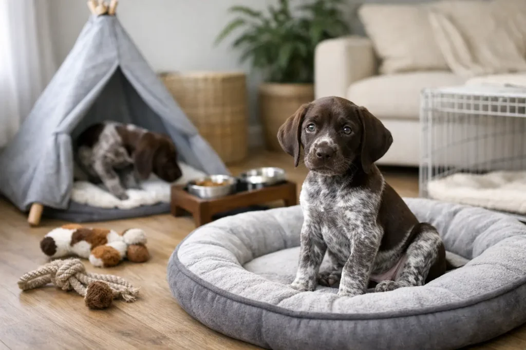 Best Home Setup for GSP Puppies