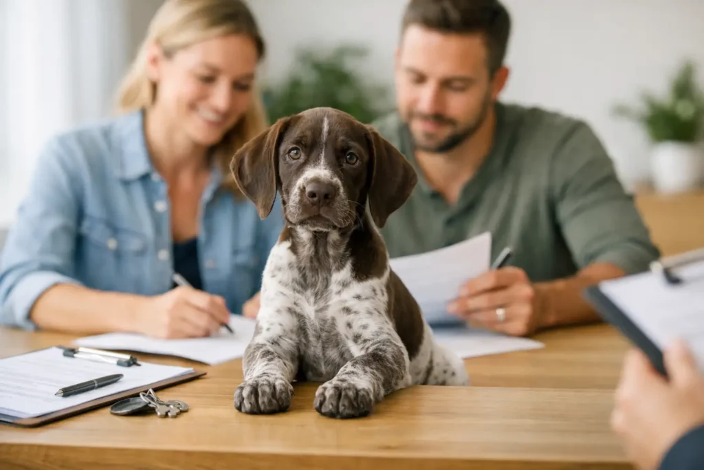 German Shorthaired Pointer Puppy Application Process