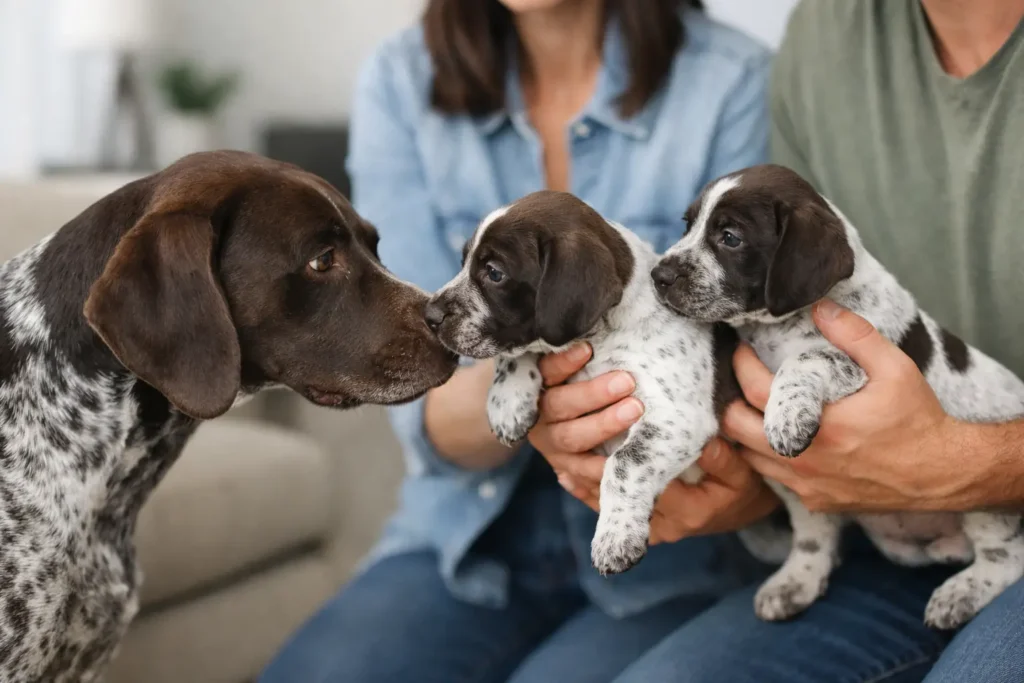 How to Introduce GSP Puppies Safely