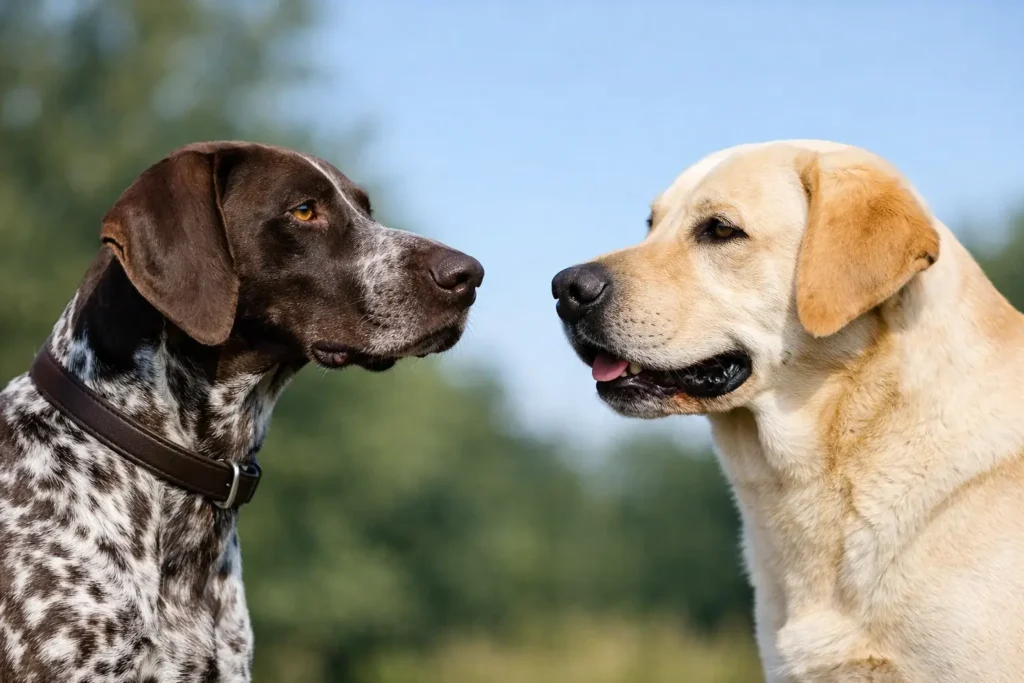German Shorthaired Pointer vs Labrador Compared